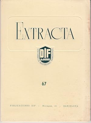 Seller image for EXTRACTA. N 67 for sale by Librera Vobiscum