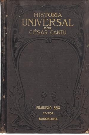 Seller image for HISTORIA UNIVERSAL POR CSAR CANT. Tomo V for sale by Librera Vobiscum