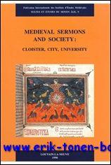 Seller image for Medieval Sermons and Society: Cloister, City, University for sale by BOOKSELLER  -  ERIK TONEN  BOOKS