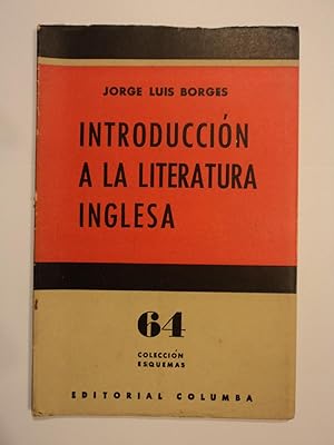 Imagen del vendedor de Introducción a la Literatura Inglesa a la venta por Eduardo Martínez Moreira