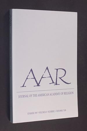 Journal of the American Academy of Religion. Vol. 65, Nr. 2, 1997. (Coward: New Theology on Popul...