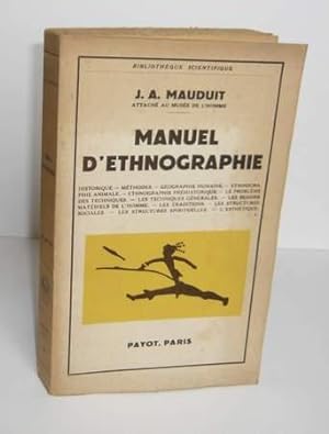 Manuel d'Ethnographie, Paris, Payot, 1960.