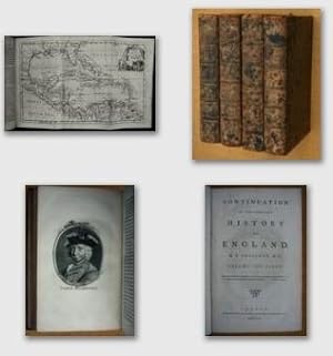 Continuation of The Complete History of England. Complete 4 Volume Set. 1760 & 1761 (continuation...