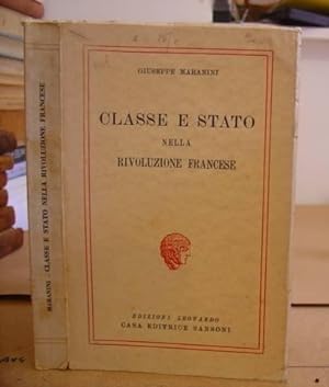 Seller image for Classes E Stato Nella Rivoluzione Francese for sale by Eastleach Books