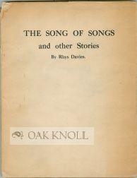 Seller image for SONG OF SONGS AND OTHER STORIES.|THE for sale by Oak Knoll Books, ABAA, ILAB