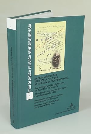 Imagen del vendedor de An den Anfngen der serbischen Philologie. a la venta por Antiquariat Dorner