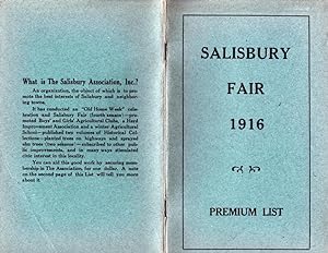 Immagine del venditore per SALISBURY FAIR 1916 (CONNECTICUT) venduto da Nick Bikoff, IOBA