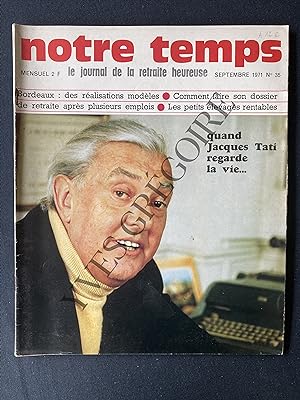 NOTRE TEMPS-N°35-SEPTEMBRE 1971