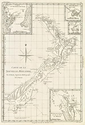 Carte de la Nouvelle ZÈelande.