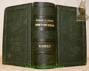 Immagine del venditore per Codes et lois usuelles classes par ordre alphabtique. Collationns sur les textes officiels prsentant en note sous chaque article des codes, ses diffrentes modifications, la corrlation des articles entre eux, la concordance avec le droit romain, l'ancienne lgislation franaise et les lois nouvelles. Accompagns d'une table alphabtique et d'une table chronologique. Huitime dition contenant la lgislation jusqu' 1874. venduto da Bouquinerie du Varis