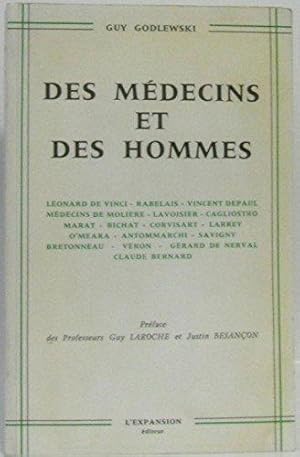 Imagen del vendedor de Des mdecins et des hommes. a la venta por JLG_livres anciens et modernes