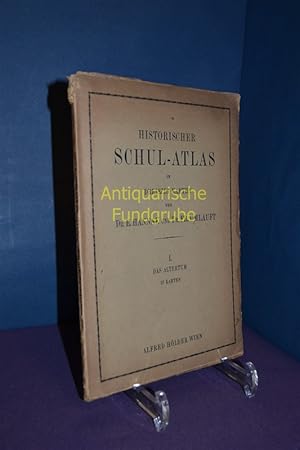 Seller image for Historischer Schul - Atlas in dreiszig Karten / Aus ''Historischer Schulatlas in dreiszig Karten zur Geschichte des Altertums, des Mittelalters und der Neuzeit fr Gymnasien, Realschulen und iesen Verwandte Anstalten von Dr. Emanuel Hannak und Dr. Friedrich Umlauft'' I. Das Altertum. 12 Karten for sale by Antiquarische Fundgrube e.U.