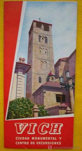 Seller image for FOLLETO TURSTICO : VICH (Tourist brochure) for sale by Librera Maestro Gozalbo