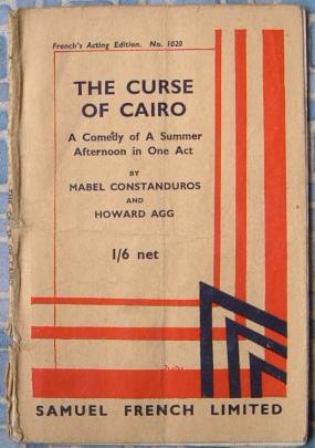 Bild des Verkufers fr The Curse of Cairo: a Comedy of a Summer Afternoon in One Act zum Verkauf von Beach Hut Books