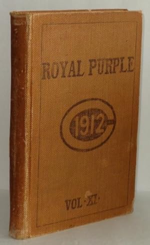 Royal Purple 1912, Vol. XI (Yearbook of Cornell College, Mt. Vernon, Iowa)