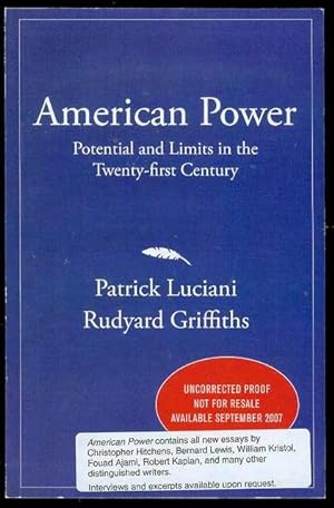 Seller image for American Power: Potential and Limits in the 21st Century for sale by Bookmarc's