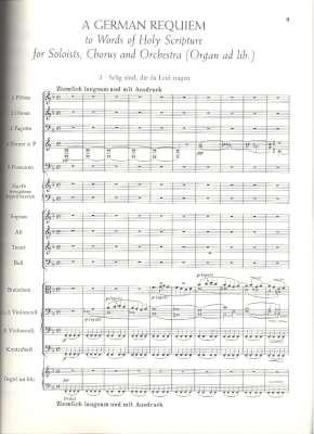 German Requiem : from the Breitkopf & Hartel complete works edition. [Deutsches Requiem] ; edited...