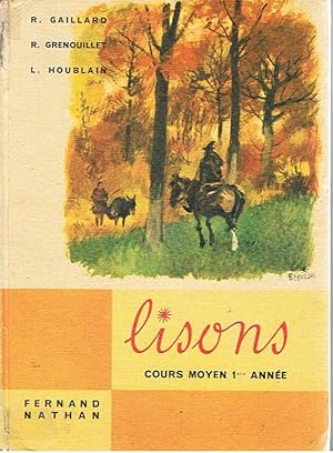Seller image for Lisons - livre de lecture au cours moyen 1re anne for sale by Joie de Livre