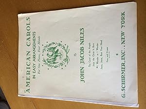 Immagine del venditore per I Wonder as I Wander - for one piano, four Hands - American Carols in easy arrangements venduto da H&G Antiquarian Books