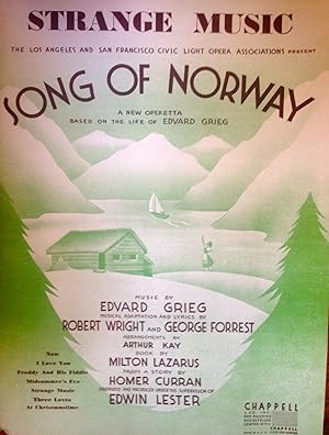 Image du vendeur pour Strange Music (from "Songs of Norway") mis en vente par Epilonian Books