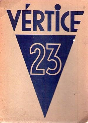 Imagen del vendedor de VERTICE - No. 23. Ao III, enero febrero de 1939 a la venta por Buenos Aires Libros