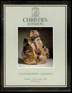 Contemporary Ceramics (21 November 1988)