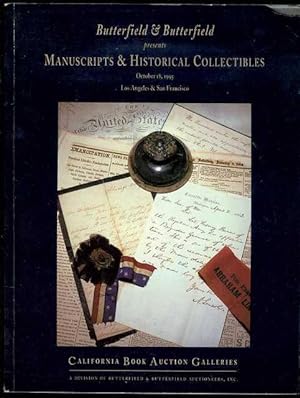 Manuscripts & Historical Collectibles (Wednesday, October 18, 1995)