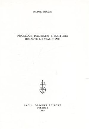 Imagen del vendedor de Psicologi, psichiatri e scrittori durante lo stalinismo. Estratto dal volume Sapere & narrare. Figure della follia, ciclo di conferenze, settembre-dicembre 2003. a la venta por FIRENZELIBRI SRL