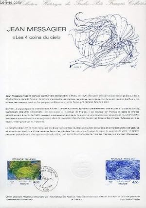 DOCUMENT PHILATELIQUE OFFICIEL N°09-84 - JEAN MESSAGIER "LES 4 COINS DU CIEL" (N°2300 YVERT ET TE...