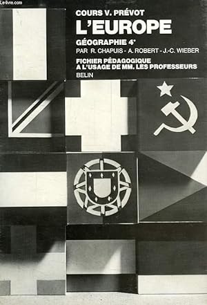 Imagen del vendedor de L'EUROPE ET L'ASIE SOVIETIQUE, GEOGRAPHIE CLASSE DE 4e, FICHIER PEDAGOGIQUE a la venta por Le-Livre