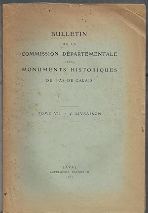 Le Château de Saint-Pol. Bulletin de la Commission Départementale des Monuments Historiques du Pa...
