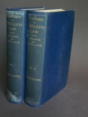 Seller image for The History of English Law Before the Time of Edward I. for sale by Bookworks [MWABA, IOBA]