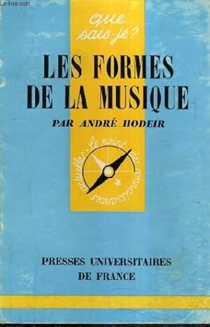 Seller image for LES FORMES DE LA MUSIQUE. for sale by Le-Livre