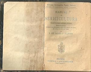 Imagen del vendedor de MANUAL DE SERICICULTURA (CRIA DE LOS GUSANOS DOMESTICOS Y SILVESTRES). MANUAL DE CULTIVO DE ARBOLES FORESTALES. a la venta por Librera Javier Fernndez