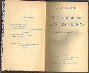 Seller image for UNE AMOUREUSE DANS LES PRISIONS. SOUVENIRS DE JANE WEILLER. for sale by Librera Javier Fernndez