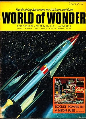 Seller image for World of Wonder Magazine. 1st July 1972. Number 119 for sale by SAVERY BOOKS