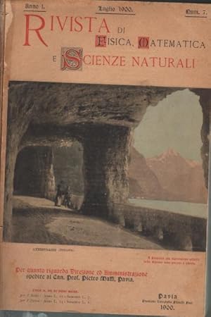 Seller image for Rivista di fisica, matematica e scienze naturali Vol. II, luglio-dicembre 1900 for sale by Di Mano in Mano Soc. Coop