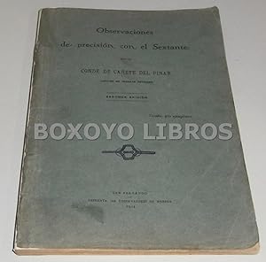 Seller image for Observaciones de precisin con el sextante for sale by Boxoyo Libros S.L.