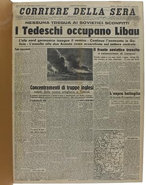 CORRIERE DELLA SERA. Primo trimestre 1941 completo.: