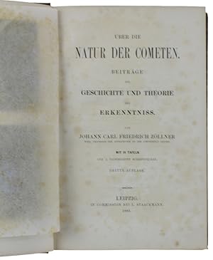 Immagine del venditore per BER DIE NATUR DER COMETEN. Beitrge zur Geschichte und Theorie der Erkenntniss.: venduto da Bergoglio Libri d'Epoca