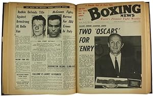 BOXING NEWS. Volume 25 (1969) nearly complete (51 of 52 issues bound together). World's Premier F...