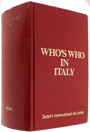 WHO'S WHO IN ITALY 1987: