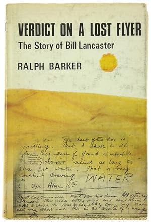 Seller image for VERDICT ON A LOST FLYER. The Story of Bill Lancaster.: for sale by Bergoglio Libri d'Epoca