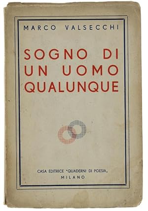 SOGNO DI UN UOMO QUALUNQUE.: