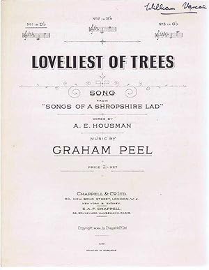 Loveliest of Trees, Song from "Songs of a Shropshire Lad". No. 1 in D Flat