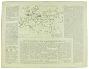 GEMÄLDE DER GROSSEN WANDERUNGEN DER BARBAREN. Historisch-geographisc-genealogischer Atlas, No. VI...