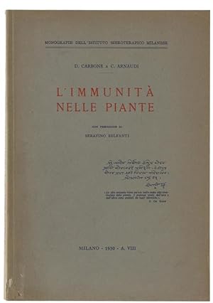 L'IMMUNITA' NELLE PIANTE.: