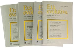 ETA' EVOLUTIVA. Rivista di Scienze dello sviluppo. Numeri 1-6.: