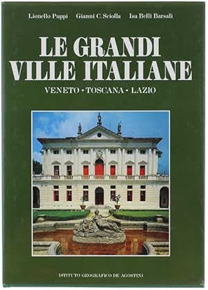 Seller image for LE GRANDI VILLE ITALIANE : VENETO - TOSCANA - LAZIO.: for sale by Bergoglio Libri d'Epoca