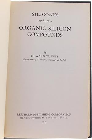 Seller image for SILICONES AND OTHER ORGANIC SILICON COMPOUNDS.: for sale by Bergoglio Libri d'Epoca
